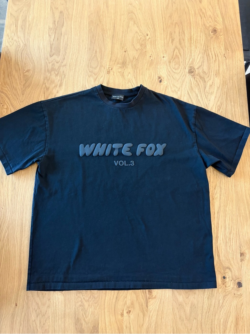 White Fox Vol.3 Black Graphic T-shirt